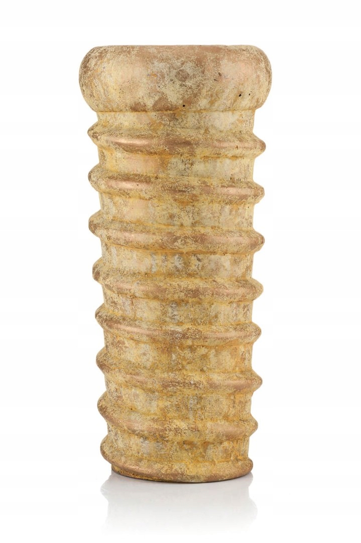 Kvetináč, ozdobný kryt ZERO SWIRL krémový
